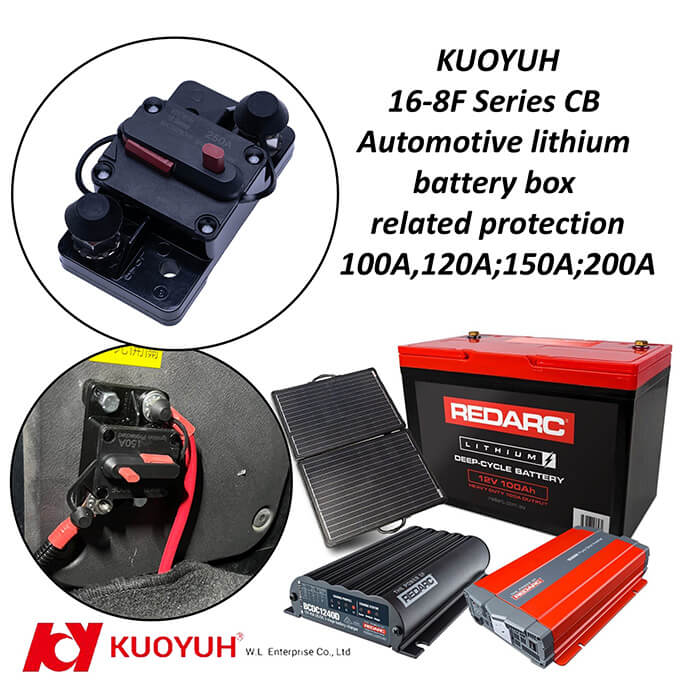 KUOYUH Circuit Breakers for Automotive Lithium Battery Protection