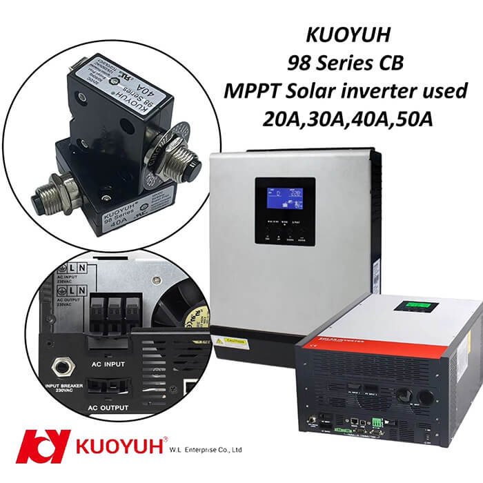 KUOYUH 98 Series Circuit Breaker for MPPT Solar Inverters