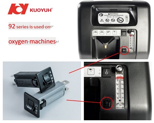 KUOYUH 92 Series Overload Protectors for Oxygen Machines and Medical Equipment